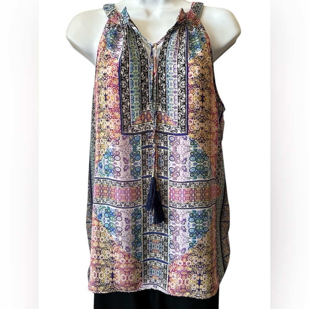 Rose & Olive Multicolor Sleeveless Top-Women’s Size S